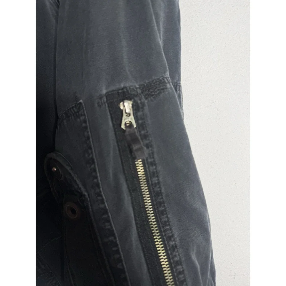 Vintage Polo Ralph Lauren Military Cargo Pants Mens  Charcoal Black Size 34 Flaw